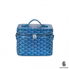 Goyard Sky Blue Muse Vanity Case Goyard Sky Blue Muse Vanity Case